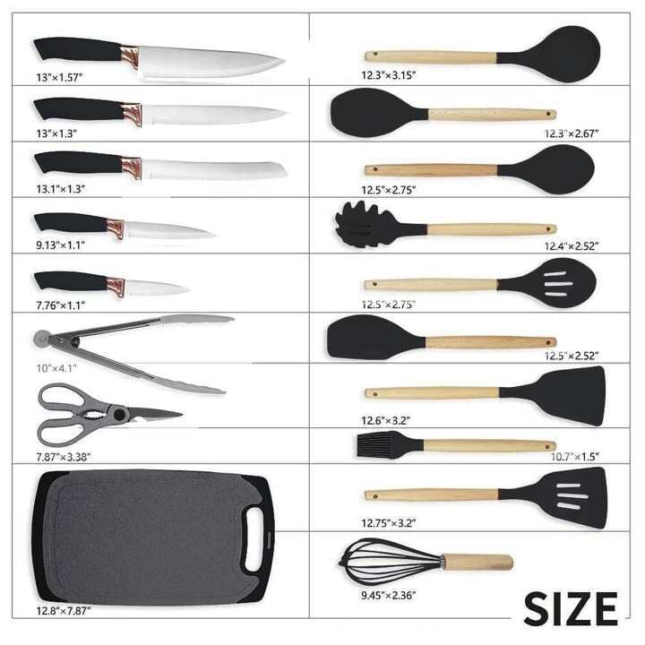 Complete Your Kitchen in Style with This Elegant 19-Piece Set