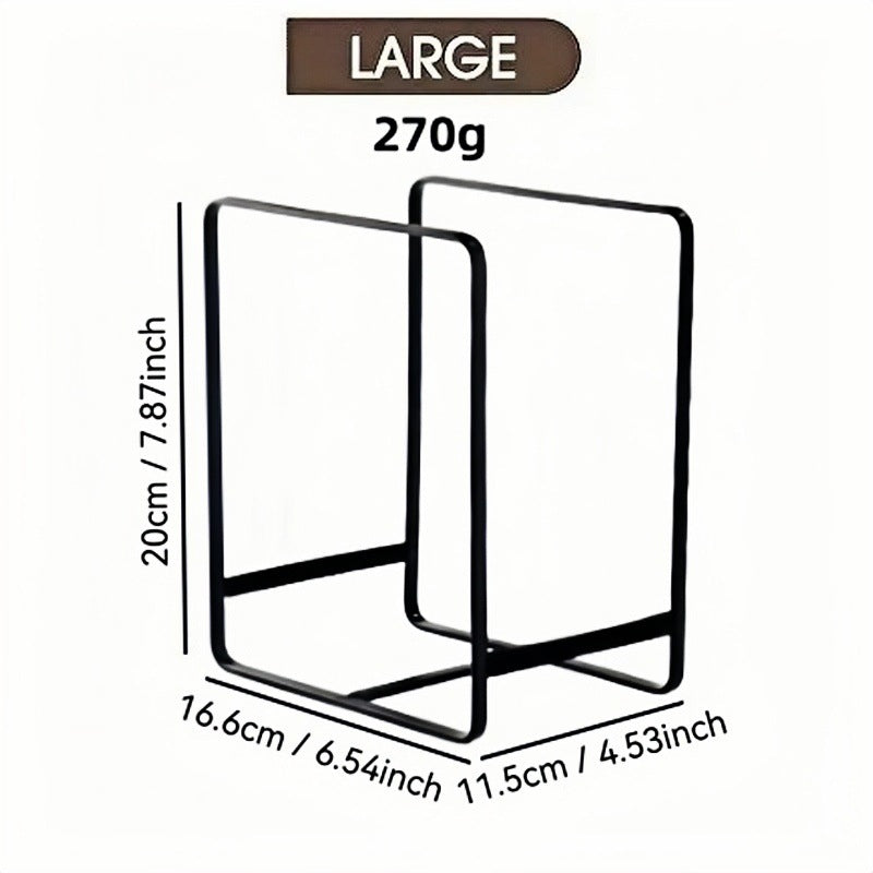 Heavy-Duty Metal Dish Organizer – Vertical Plate Rack