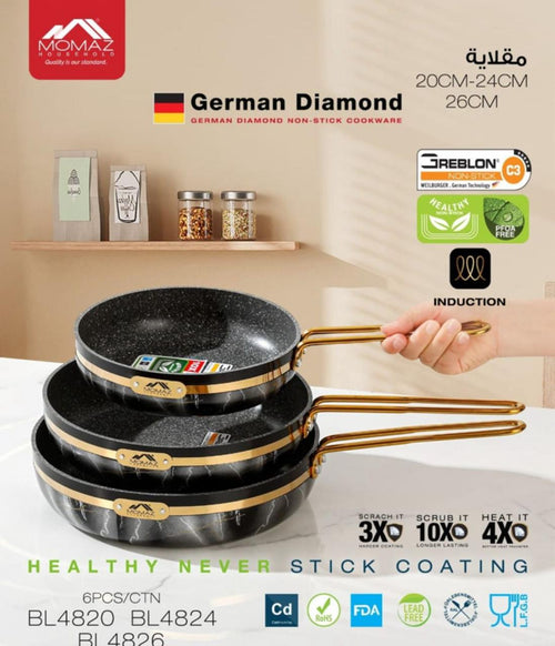 German GREBLON Non-Stick Egg Frying Pan – Induction Ready