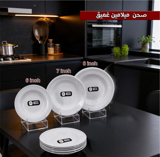 Moulin Thick White Dinner Plate Set – 36 Pieces