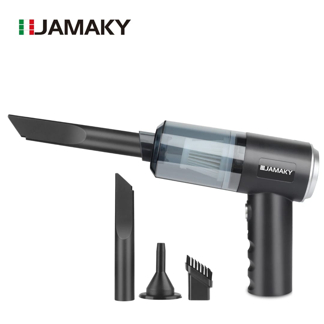 Jamaki Cordless Mini Vacuum & Blower – 1L Rechargeable Handheld