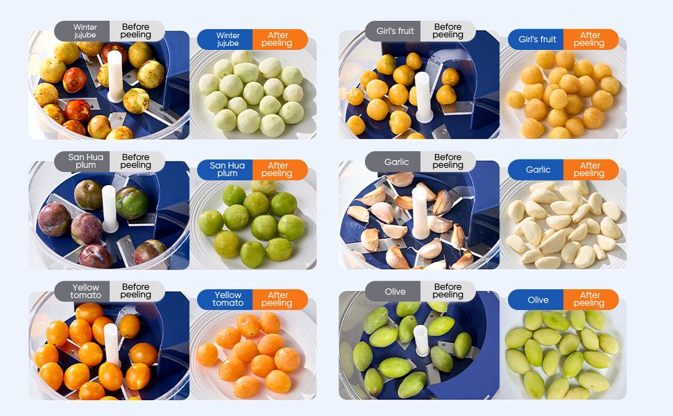 Electric Garlic & Grape Peeler – USB Rechargeable Multi-Function