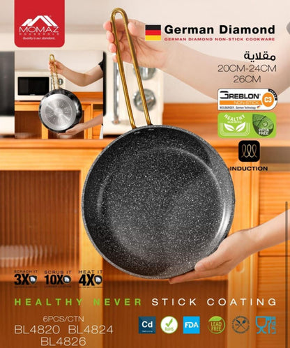 German GREBLON Non-Stick Egg Frying Pan – Induction Ready