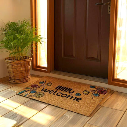 Heavy-Duty Leather Welcome Mat – Non-Slip