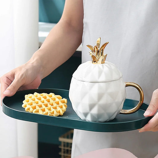 Pineapple Shaped Ceramic Mug