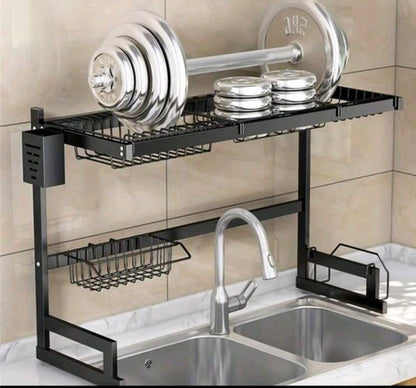 Heavy-Duty Metal Sink Stand with Multi-Use Features