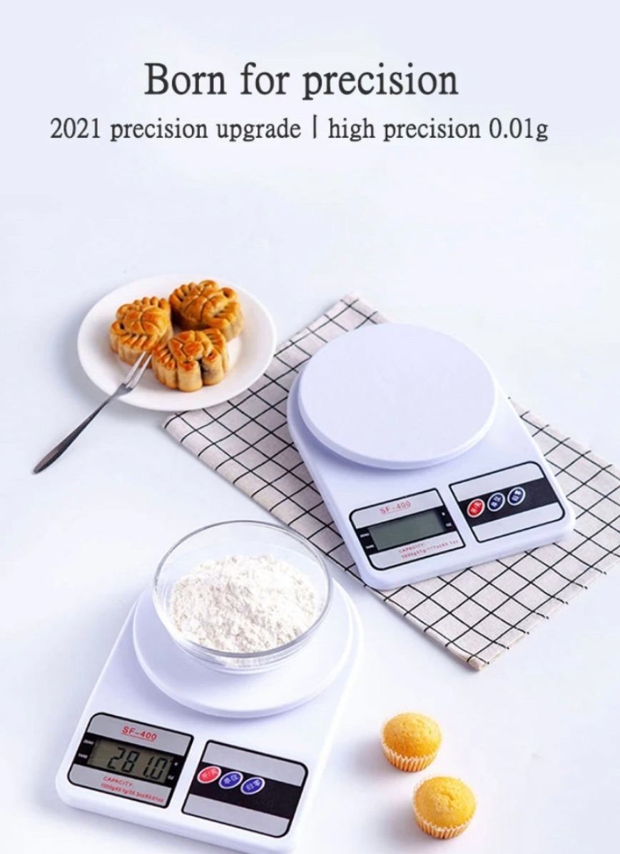 10Kg/1g Electronic Kitchen Scale with Digital LCD Display