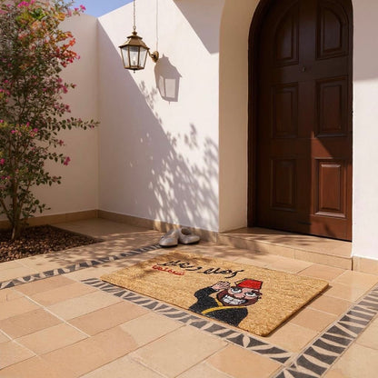 Heavy-Duty Leather Welcome Mat – Non-Slip