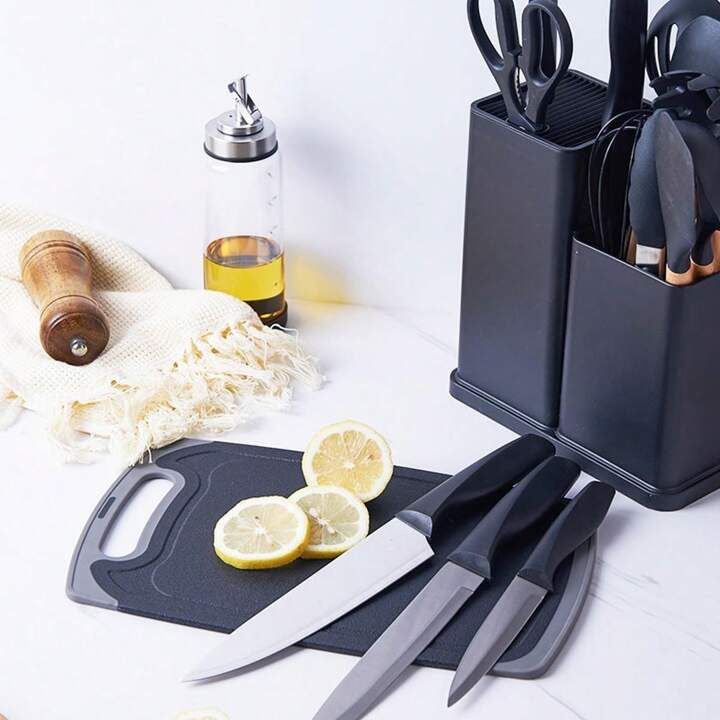 Complete Your Kitchen in Style with This Elegant 19-Piece Set