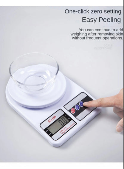 10Kg/1g Electronic Kitchen Scale with Digital LCD Display