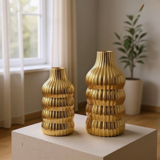 Elegant Heavy Ceramic Vase – Modern Design