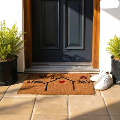 Heavy-Duty Leather Welcome Mat – Non-Slip