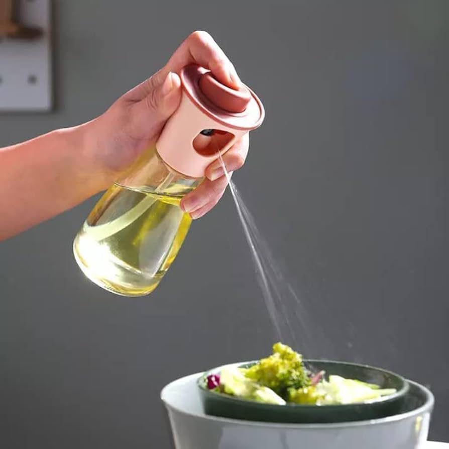 200ml Refillable Glass Oil Spray Bottle – Leak-Proof Design