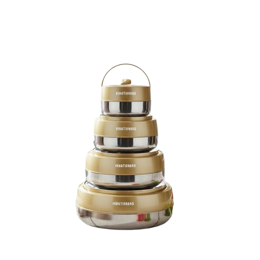 Thermal Food Storage Container Set – 4 Pieces