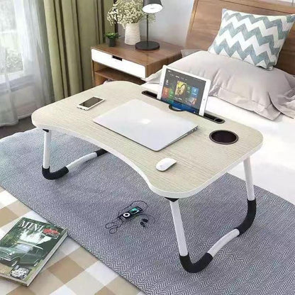 Foldable Laptop Table with Cup Holder